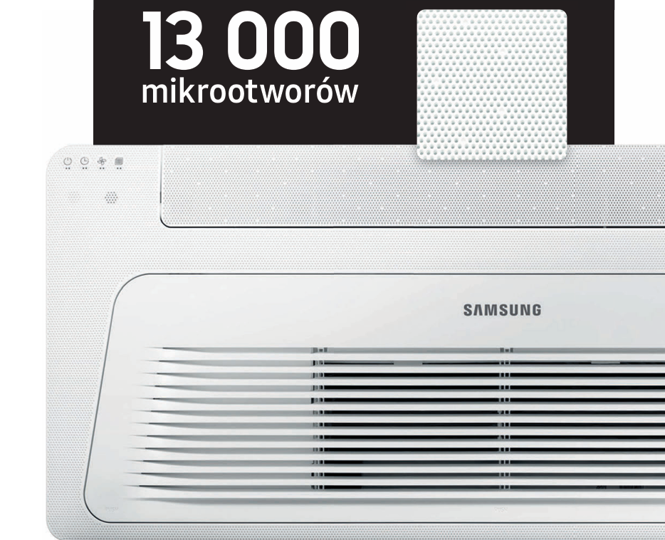 Klimatyzator kasetonowy Samsung 1-kierunkowy WindFree